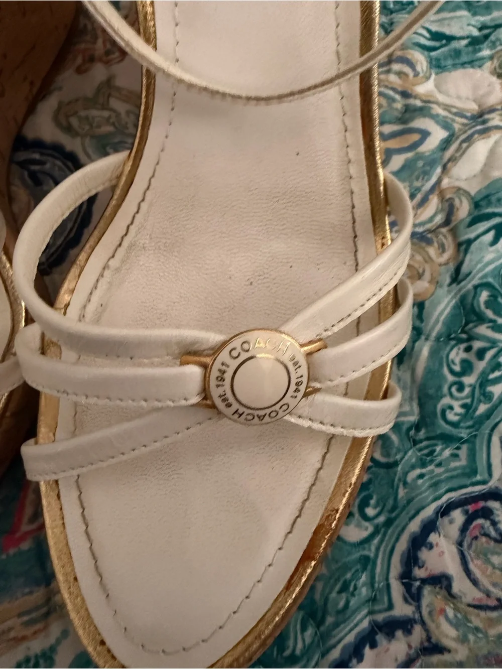 Coach wedge sandals